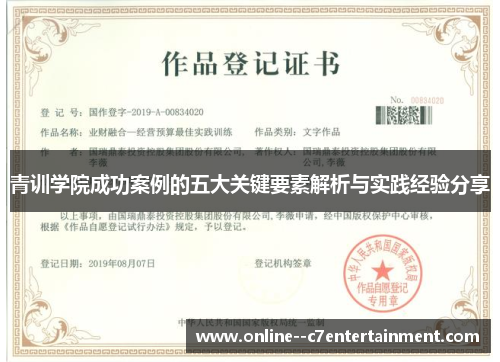 青训学院成功案例的五大关键要素解析与实践经验分享